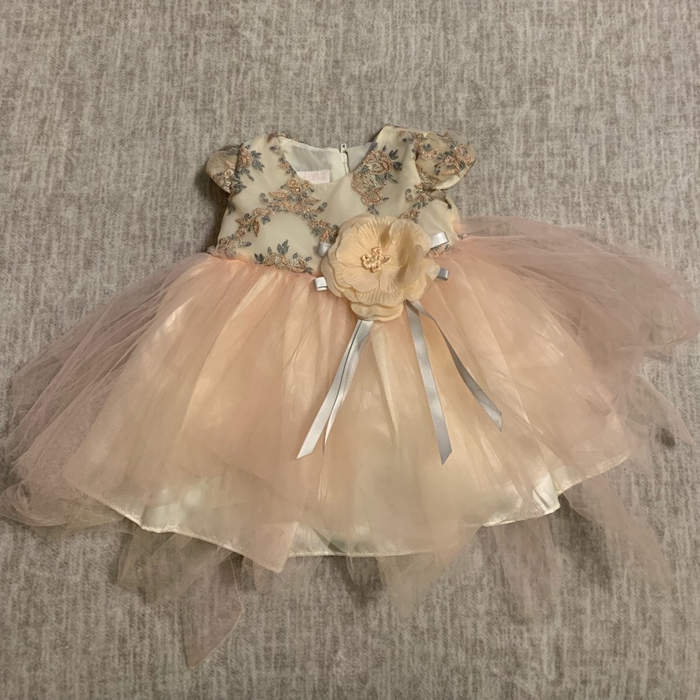 Beautiful Bonnie Baby Floral Fairy Dress 3-6M